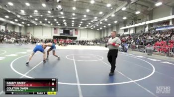 145 lbs Round 1 (3 Team) - Coleton Owen, Horseheads Sr HS vs Danny Dacey, Saratoga Springs Sr HS