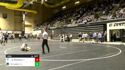 141 lbs Round Of 16 - Devin Matthews, LIU vs Nathan Lucier, Binghamton