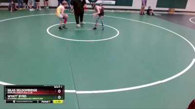 70 lbs Champ. Round 1 - Silas Seldomridge, Rawlins Wrestling Club vs Wyatt Byrd, Wyoming Underground Wrestling