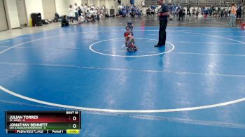 50 lbs Finals (8 Team) - Jonathan Bennett, LSH (LeSueur/Henderson) vs Julian Torres, St. James