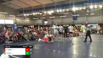 182 lbs Round 4 (6 Team) - Joshua Kirby, Alabama Elite - White vs Camron Isabel, Spartan WC