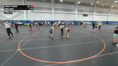 132 lbs Cons. Round 8 - Wesley Honiss, Unattached vs Eben Abdo, Unattached