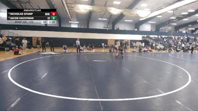 174 lbs 7th Place Match - Nicholas Stump, Muhlenberg vs Jacob Hachtman, King`s College