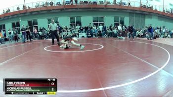 85 lbs Cons. Round 2 - Carl Fielden, Garrett Wrestling Club vs Nicholas Russell, Bloomington South Wrestling Club