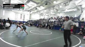 120 lbs Champ. Round 2 - Mikayla Brent, Brea Olinda vs Camryn Stewart, Canyon (Anaheim)