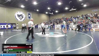 182 lbs Semifinal - Sylas Alva, Highland vs Johnny Saldana, Wasco