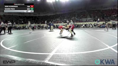 155 lbs Consi Of 16 #2 - Zeke Sciberras, Team Nomad vs Maden Peck, Barnsdall Youth Wrestling