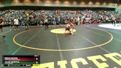 150 lbs Cons. Round 3 - Caleb Quintua, Casa Grande vs Nephi Heakin, Harrisburg High School