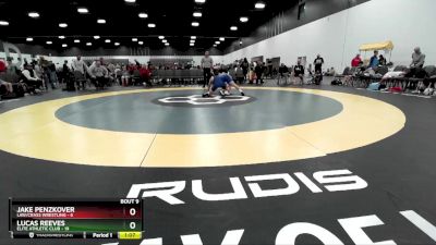 119 lbs Round 3 (8 Team) - Jake Penzkover, LAW/Crass Wrestling vs Lucas Reeves, Elite Athletic Club