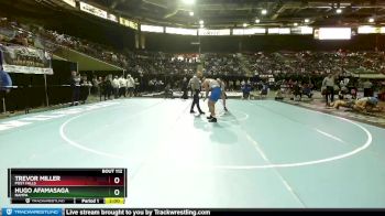 5A 220 lbs Champ. Round 1 - Hugo Afamasaga, Nampa vs Trevor Miller, Post Falls