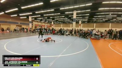 70 lbs Quarterfinal - Mills Kjeldgaard, Wildcat Wrestling Club vs Jax Jameson Valverde, NB Elite Wrestling Club