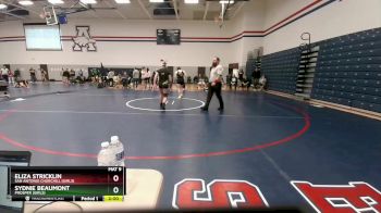 152 lbs Cons. Round 3 - Sydnie Beaumont, Prosper (Girls) vs Eliza Stricklin, San Antonio Churchill (Girls)