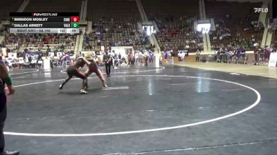 5A 190 lbs Cons. Round 1 - Dallas Arnett, Valley High School vs Brendon Mosley, Charles Henderson HS