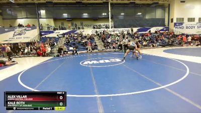 165 lbs Semifinal - Kale Roth, University Of Dubuque vs Alex Villar, North Central College