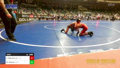 92 lbs Consi Of 8 #2 - Estevan Maximo Jr., Tuscon Cyclones vs Mason Rivera, Topeka Blue Thunder