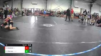 70 lbs Round 4 (6 Team) - Channing Cherney, Storm vs Cory Hendren, North Brevard