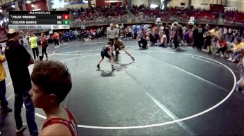 70 lbs Cons. Round 2 - Felix Treinen, Fremont Wrestling Club vs Colton Banks, NGSE