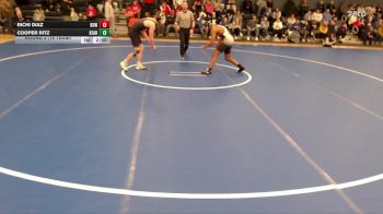 144 lbs Round 3 (16 Team) - Cooper Ritz, Kearney vs Richi Diaz, Broken Bow