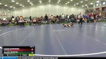 110 lbs Round 2 (6 Team) - Blaine Vandyke, Montana White vs Lucas Schroeder, Iowa Red