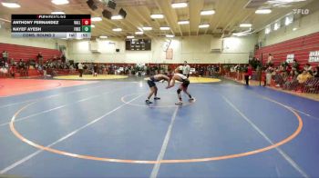 126 lbs Cons. Round 2 - Anthony Fernandez, Vallejo vs Nayef Ayesh, Freedom