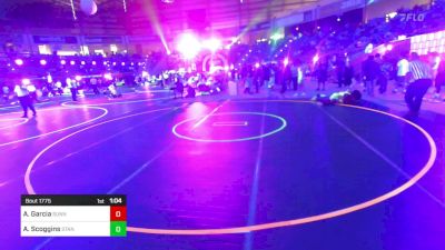 144 lbs Quarterfinal - Aaron Garcia, Sunnyside WC vs Aiden Scoggins, Standfast