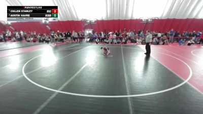 10U Boys - 63 lbs Cons. Semis - Austin Haure, Monona Grove/McFarland Wrestling Club vs Cullen Stanley, Mollitium Wrestling Club