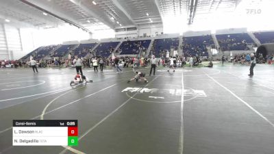 54 lbs Consolation - Laramie Dawson, BlackCat WC vs Nicholas Delgadillo, Total Kaos