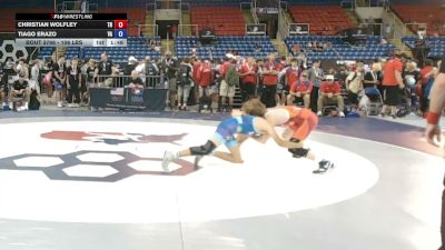 106 lbs Champ. Rd Of 128 - Christian Wolfley, Tennessee vs Tiago Erazo, Virginia