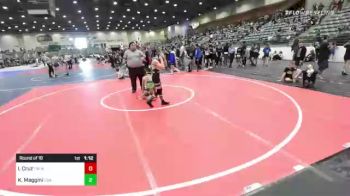 95 lbs Round Of 16 - Isaac Cruz, TW Wrestling vs Kaiya Maggini, USA Gold