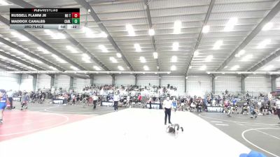 54 lbs 3rd Place - Russell Flamm Jr, No Team vs Maddox Canales, Carlsbad Combat WC