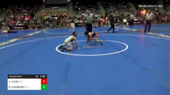 67 lbs Prelims - Jack Lucas, Scissortail WC vs Rocco Lombardo, East Coast Bandits