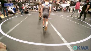 58 lbs Rr Rnd 2 - Kolton Tyler, Choctaw Ironman Youth Wrestling vs Ayden Thomas, OKC Saints Wrestling