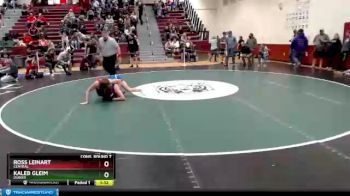 138 lbs Cons. Round 7 - Kaleb Gleim, Dubois vs Ross Leinart, Central