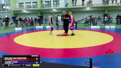 65kg Semifinal - Willow Van Iderstine, Red Rock WC vs Cassidy Pace, Takedown WA