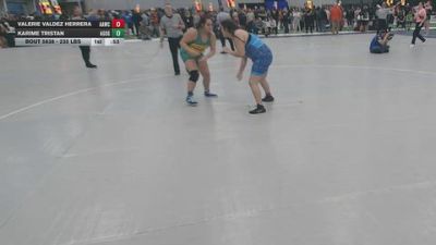 235 lbs Cons. Rd Of 16 - Valerie Valdez Herrera, All American Wrestling Club vs Karime Tristan, Agoge