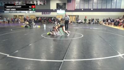 115 lbs Cons. Round 2 - Abagayle Albert, Prairie, Cedar Rapids vs Joey Hines, Xavier