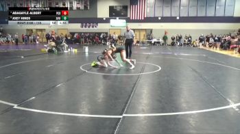 115 lbs Cons. Round 2 - Abagayle Albert, Prairie, Cedar Rapids vs Joey Hines, Xavier