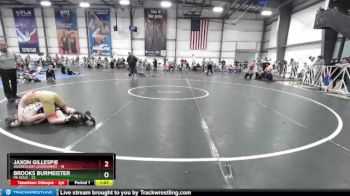 96 lbs Rd# 7- 10:45am Saturday Final Pool - Jaxon Gillespie, Aggression Legionaries vs Brooks Burmeister, PA Gold