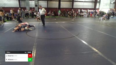 70 lbs Consi Of 8 #2 - Joseph Kearns, Cordoba Trained vs Rocco Albano, West Essex