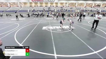 74 lbs Quarterfinal - Gabriel Gustafson, New Mexico Bad Boyz vs Rylan Oberbeck, West Texas Grapplers