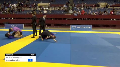 Morgan Sue Massey vs Alicia Ann Farrell 2024 Pan IBJJF Jiu-Jitsu No-Gi Championship