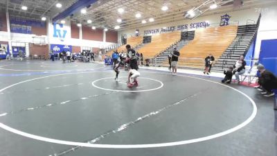 57-59 lbs Round 3 - John-Paul Barela, Barstow Wrestling vs Jj Cruz, MTC