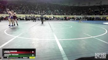 3A-175 lbs Quarterfinal - Jason Osgood, Blackwell vs Haydan Yocham, Bristow