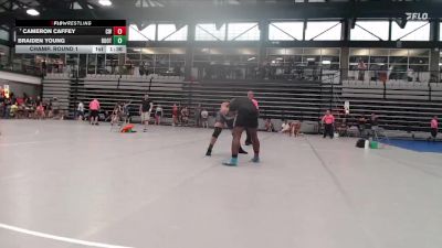 204-216 lbs Champ. Round 1 - Cameron Caffey, Carbondale WC vs Braiden Young, Unattached