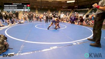 130 lbs Rr Rnd 2 - Rogen Bradsher, Oklahoma Strong- White 9U vs Xavier Rooks-Fly, Team Tulsa NDT