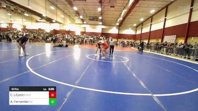 197 lbs Semifinal - Carson LiCastri, Oneonta vs Anthony Fernandez, Rhode Island College