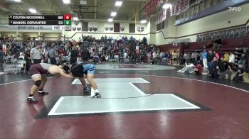 215 lbs Cons. Round 2 - Manuel Cervantes, South Tama County vs Colton McDowell, Independence