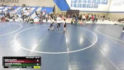 89-91 lbs Round 2 - Sam Elliott, Payson Lions Wrestling Club vs Hunter Purcell, SYRACUSE