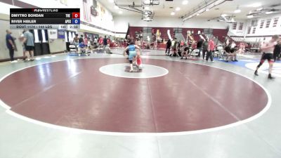 144 lbs 3rd Place - Dmytro Bohdan, The Mat Club vs River Hibler, Apex