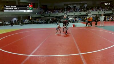 45 lbs Champ. Round 1 - Miles McLain, Hutchinson vs Bronson Goble, Foley
